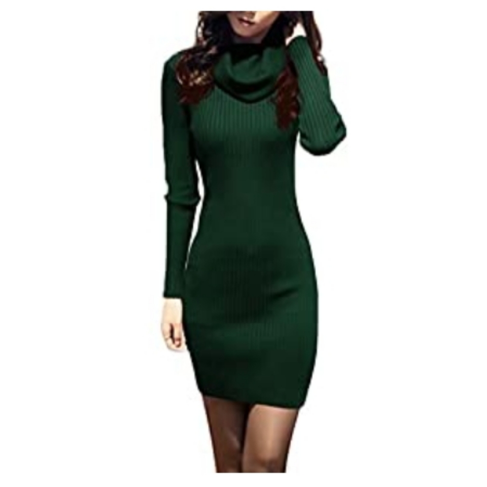 XS Green bodycon dress
